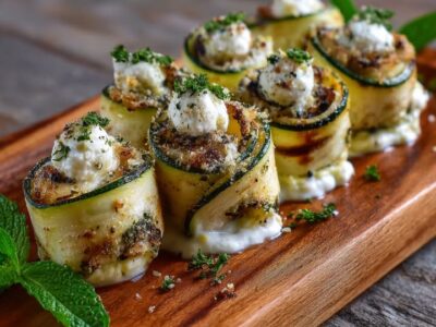 Courgette Geitenkaas Rolletjes: Eenvoudig & Heerlijk
