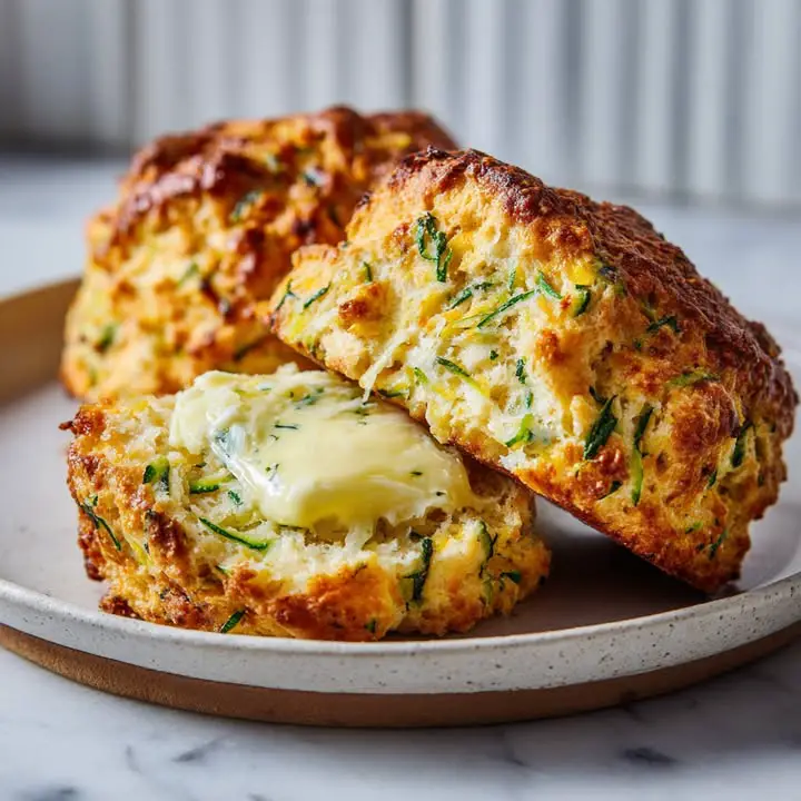 Courgette Kaas Scones