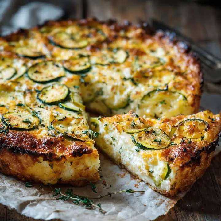 Courgette Ricotta Quiche