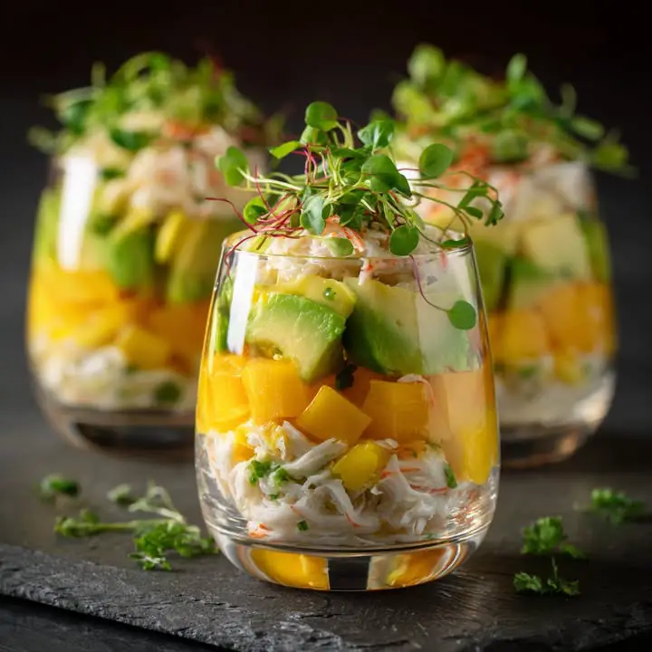 Crab, Mango, Avocado