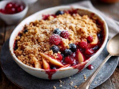 Crumble Appel Rode Vruchten: Het Meest Savoureus Recept
