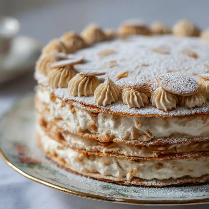 Dacquoise Praliné Crème