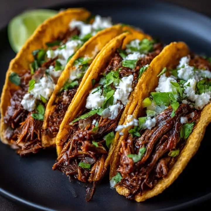 Effilochte Beef Tacos