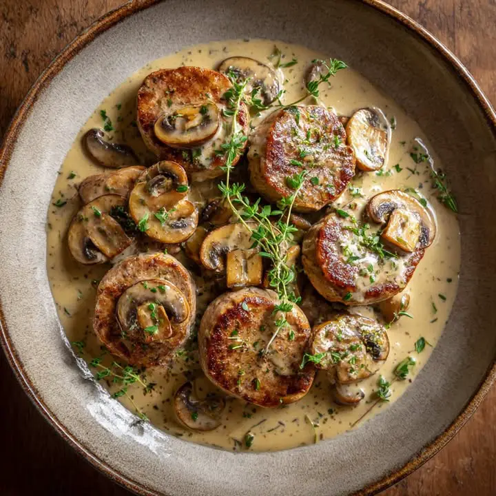 Filet Mignon Boursin Champignons