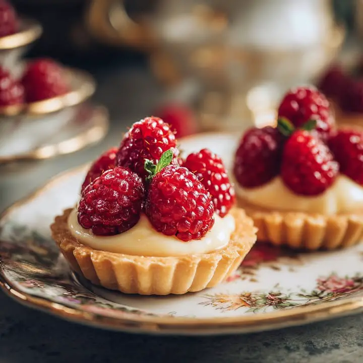 Frambozen Crème Taartjes
