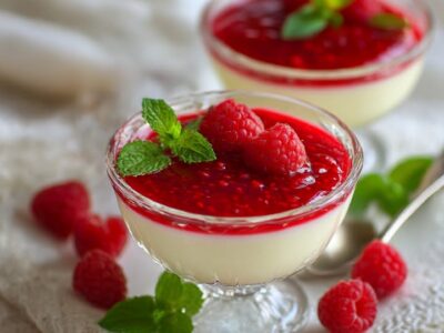Frambozen Panna Cotta: Dé Eenvoudige en Authentieke Italiaanse Dessert Recept