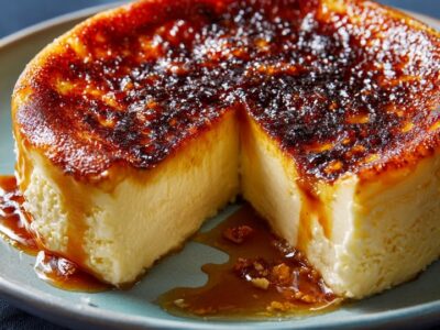 Gebrande Basque Cheesecake: De Authentieke en Sappige Traktatie