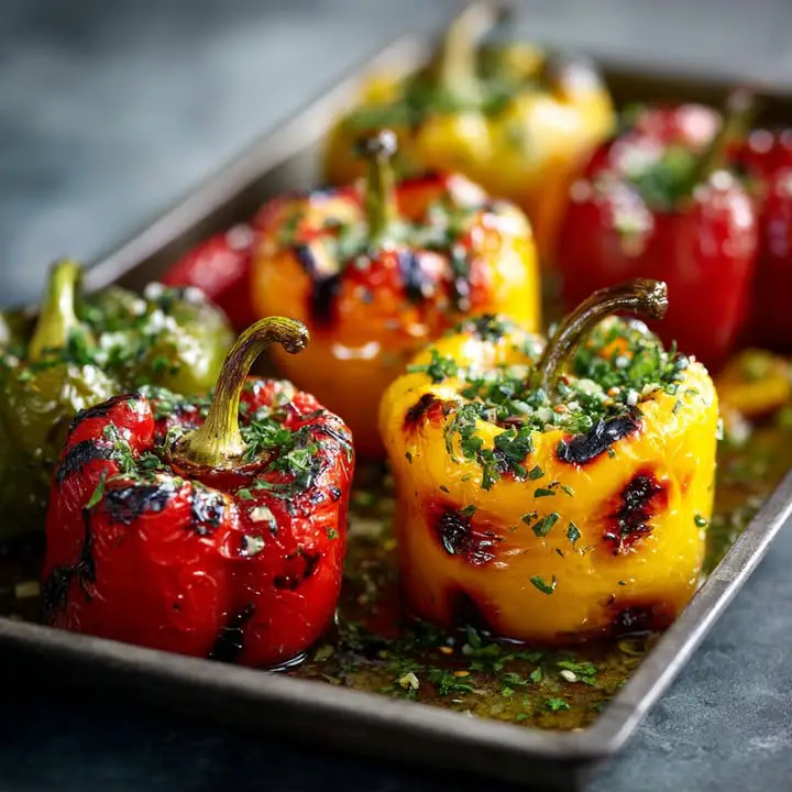 Gegrilde Gevulde Paprika