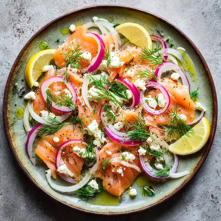 Gerookte Zalm Salade