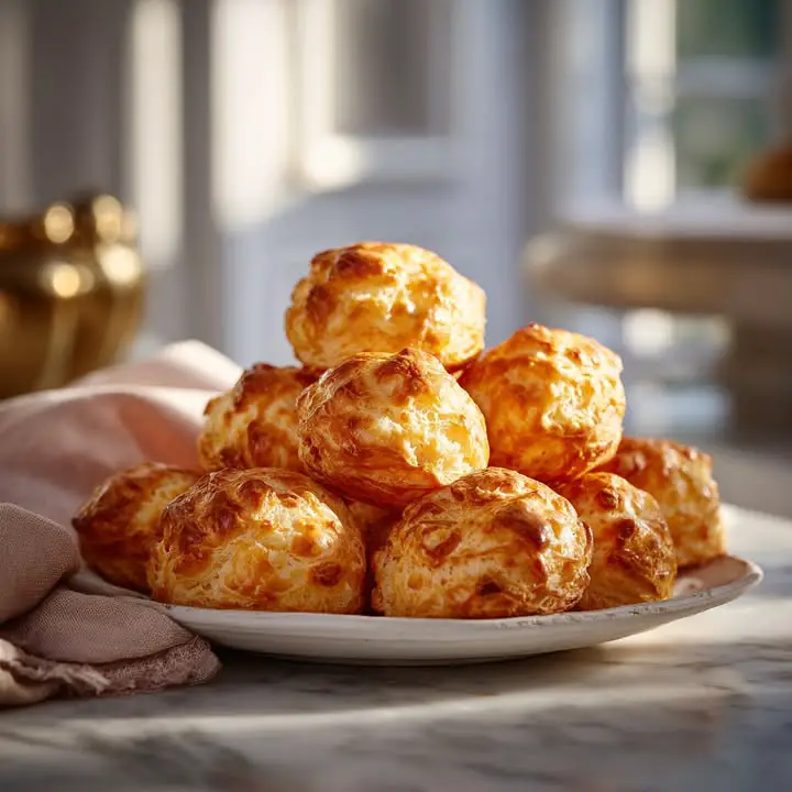 Goudbruine Kaasgougères Recept