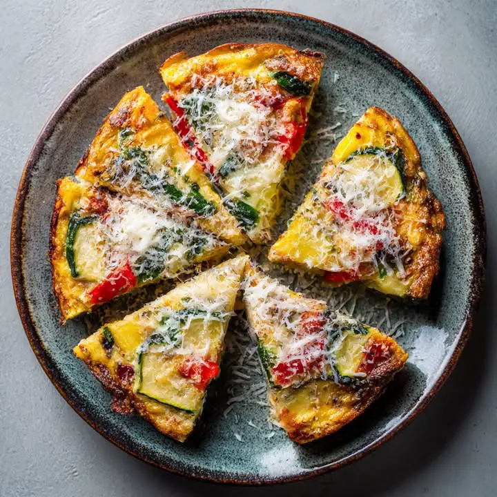 Groente Frittata Parmezaan