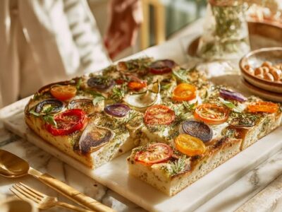 Groentefocaccia Recept Makkelijk: Simpel & Heerlijk