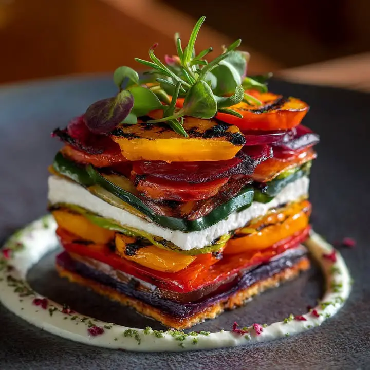Groenten Millefeuille Feta
