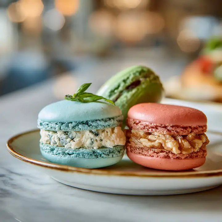 Kleurige Macarons Meringue