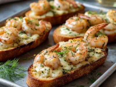 Knoflookbrood Garnituur Crevettes: Simpel & Savoureus Recept