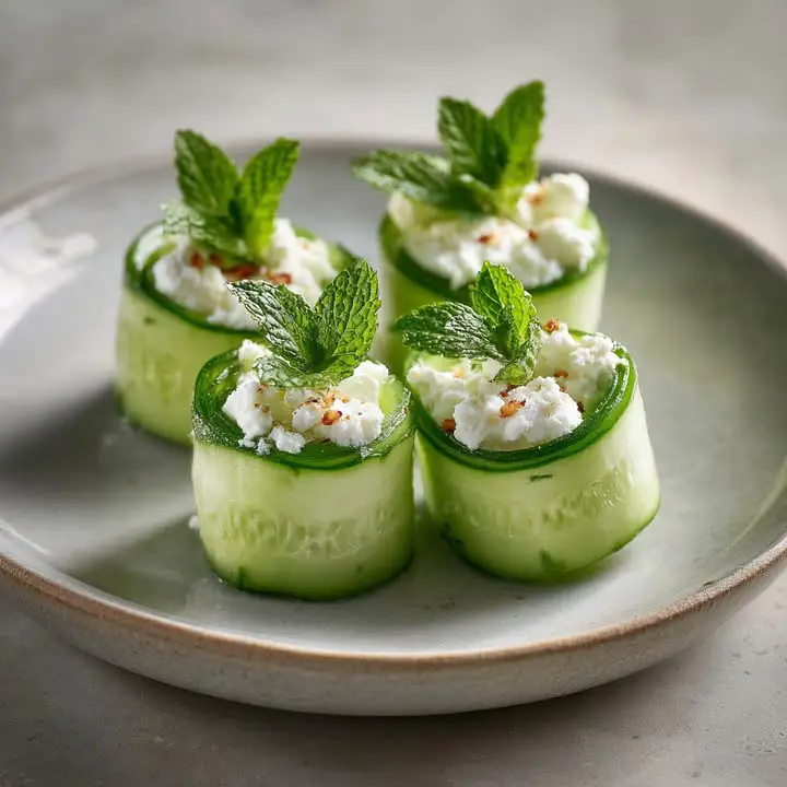 Komkommer Borrelhapjes Munt