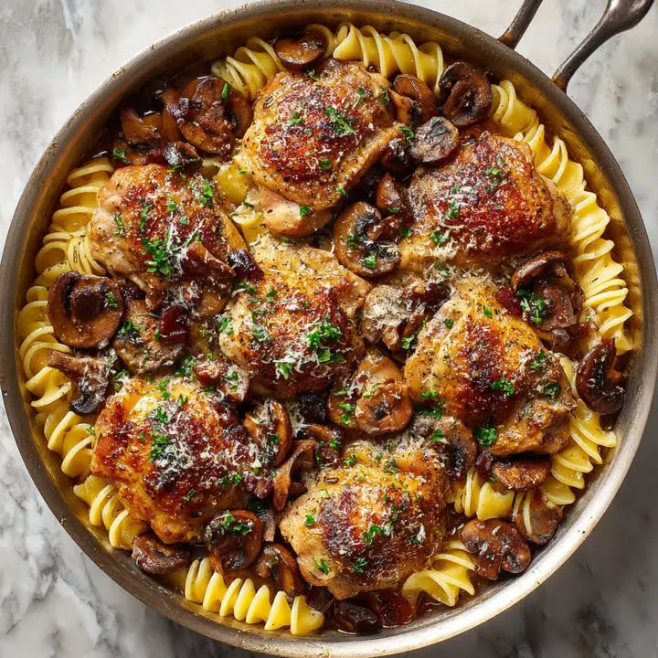 Krokante Kip Pasta