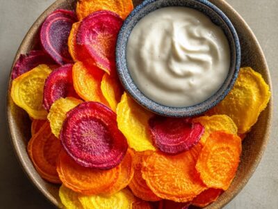 Krokante Wortelchips met Dip: Simpel & Lekker