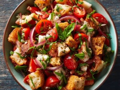 Panzanella Italiaanse Salade: Eenvoudig & Heerlijk Recept