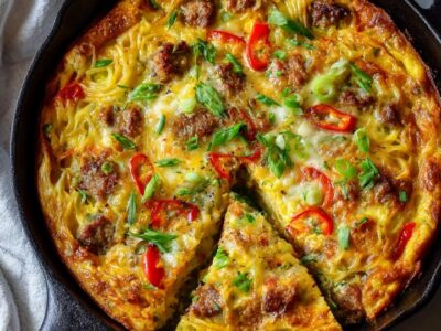 Pasta Frittata Saucisse: Eenvoudig & Lekker Recept