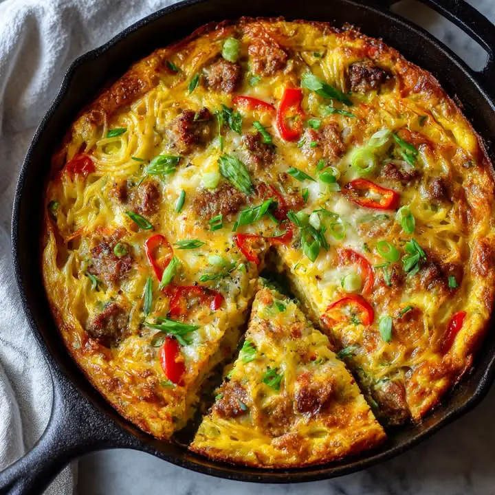 Pasta Frittata Saucisse