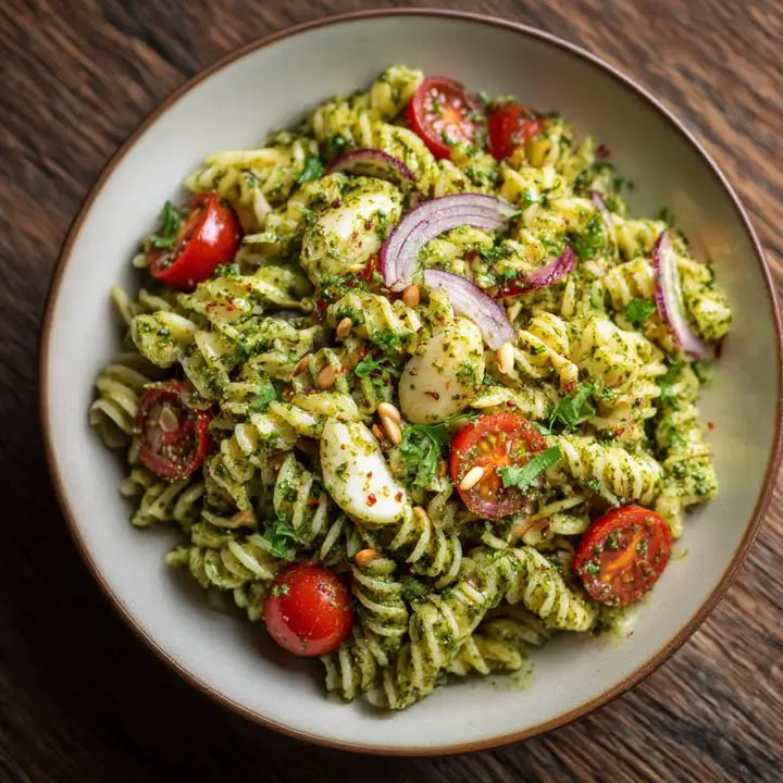 Pasta Pesto Salade