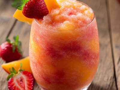 Perzik Aardbei Slush: De Meest Verfrissende Smoothieontvangst!
