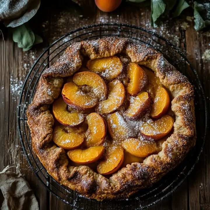 Perzik Galette Rustiek