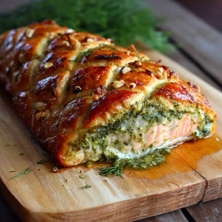 Pesto-Walnoot Zalm