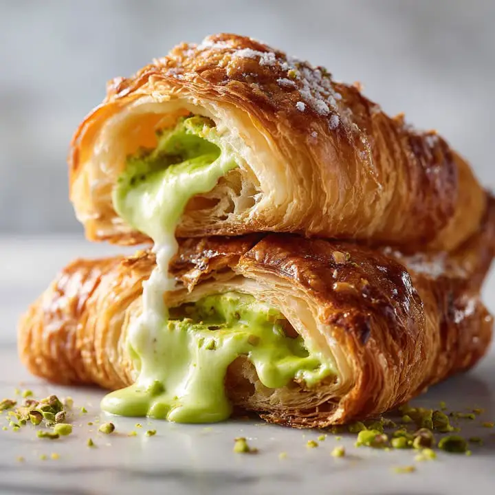 Pistache Chocolade Croissants