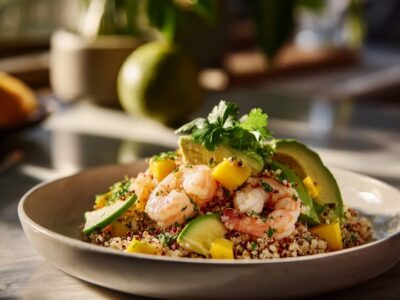 Quinoa Garnituur Met Garnalen: Snel & Smakelijk Recept