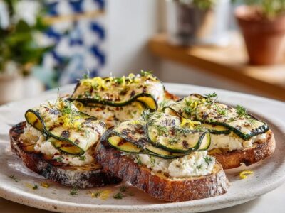 Ricotta Courgette Tartines: Eenvoudig & Heerlijk Recept