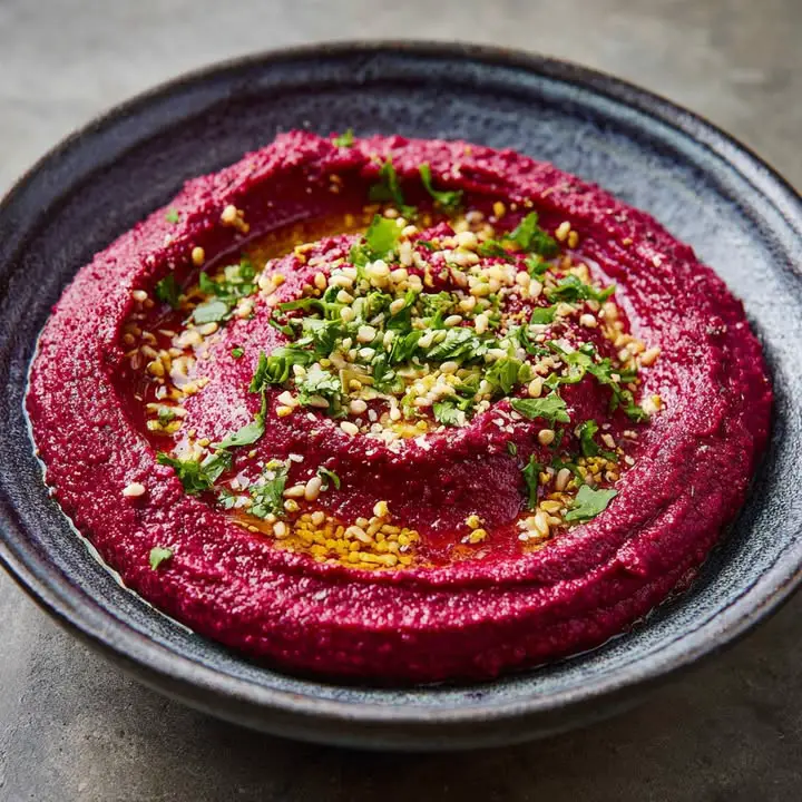Rode Bieten Houmous