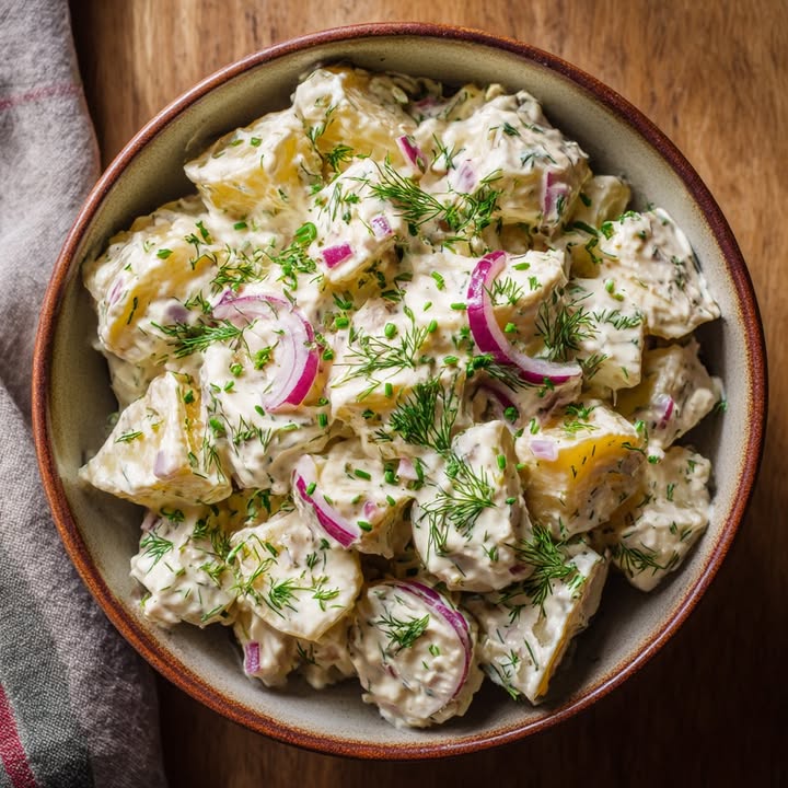 Romige Aardappelsalade Met Kruidens Het Perfecte Recept Recepten Pret