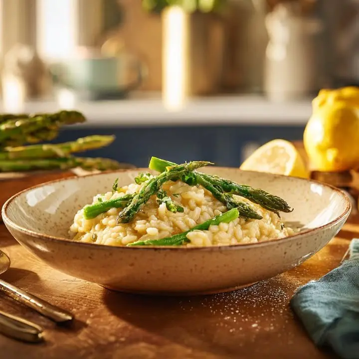 Romige Asperges Risotto