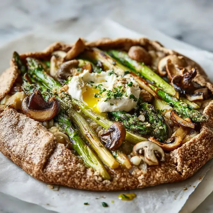 Sarrasin Asperges Galette