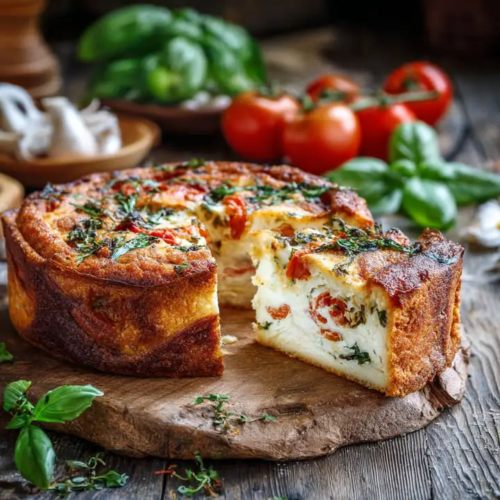 Tomaten Mozzarella Cake