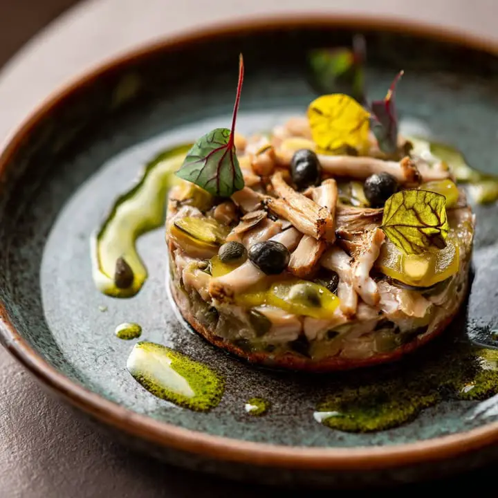 Vegan Oesterzwam Tartaar