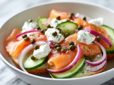 Zalmbagel Salade Recept: Simpel & Lekker voor elke Gelegenheid