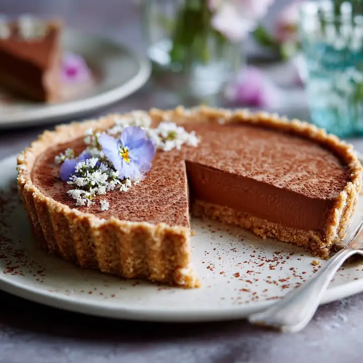 Zijdeachtige Chocoladetaart