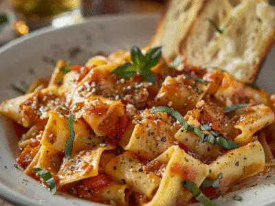 Pappardelle recept: Savoureux en facile thuis te maken