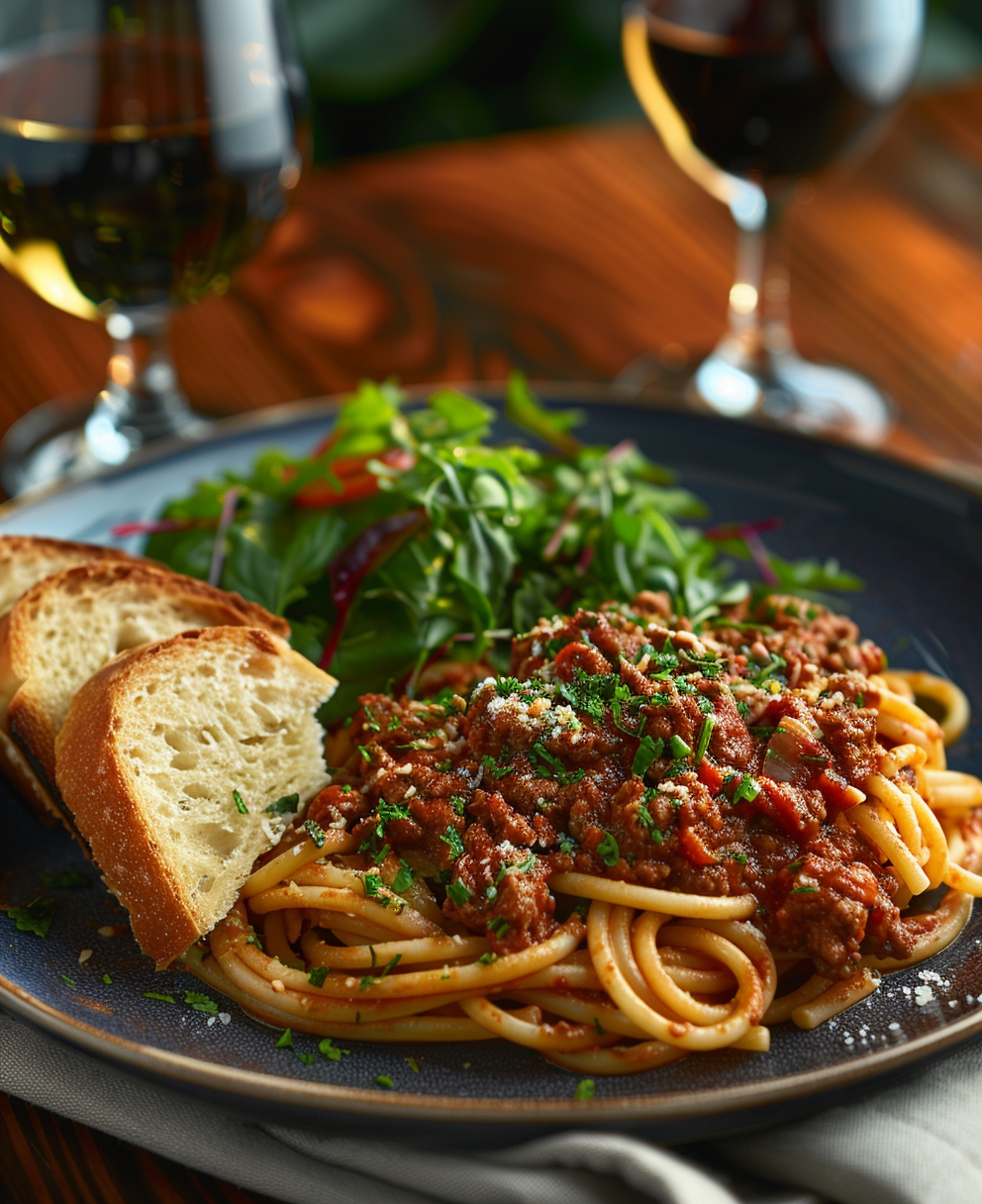 pasta met gehakt recept