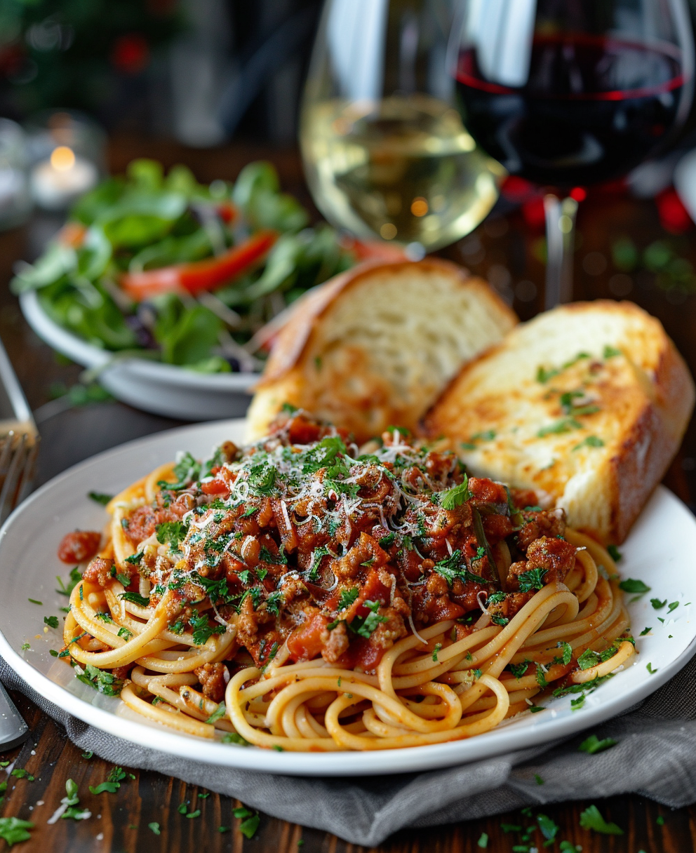 pasta met gehakt recept