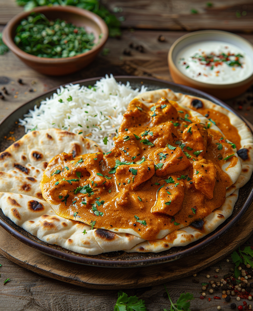 recept met naanbrood