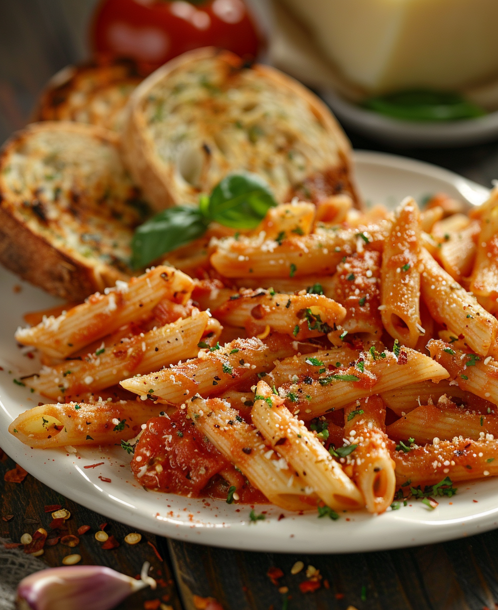 recept met penne
