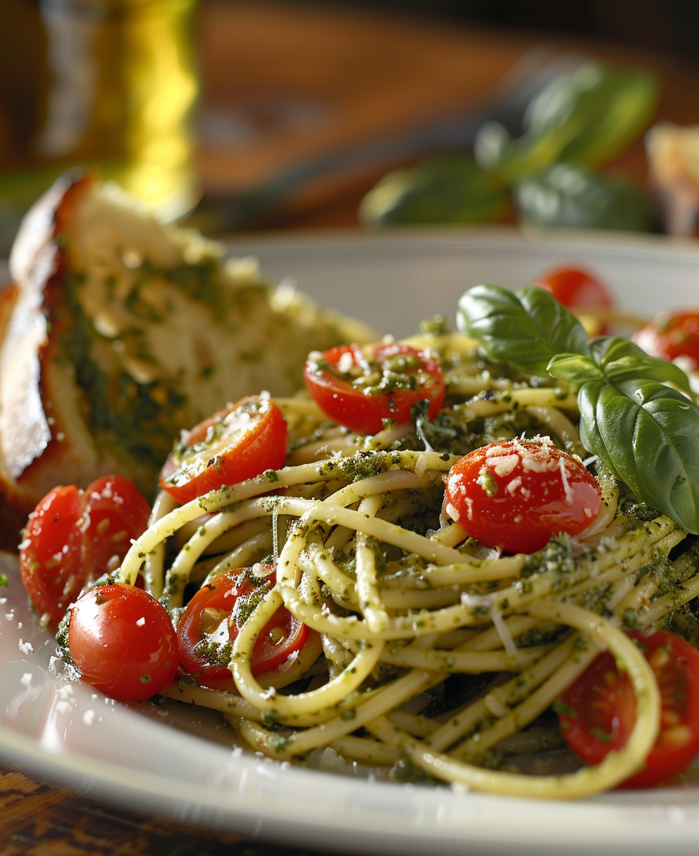 recept pasta pesto