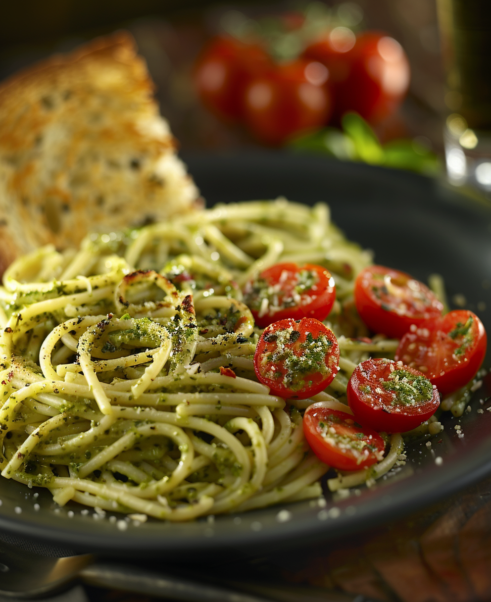 recept pasta pesto
