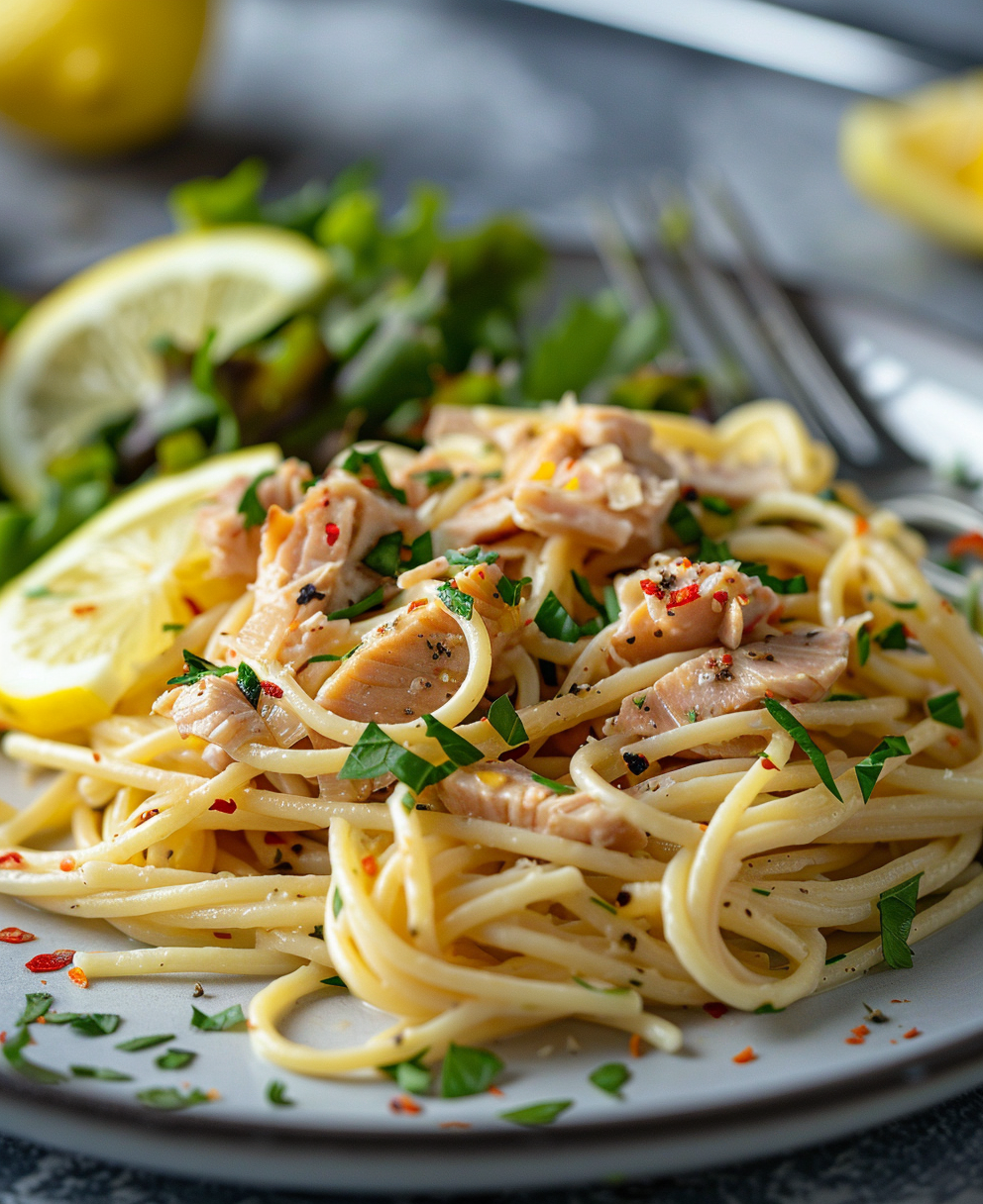 recept pasta tonijn