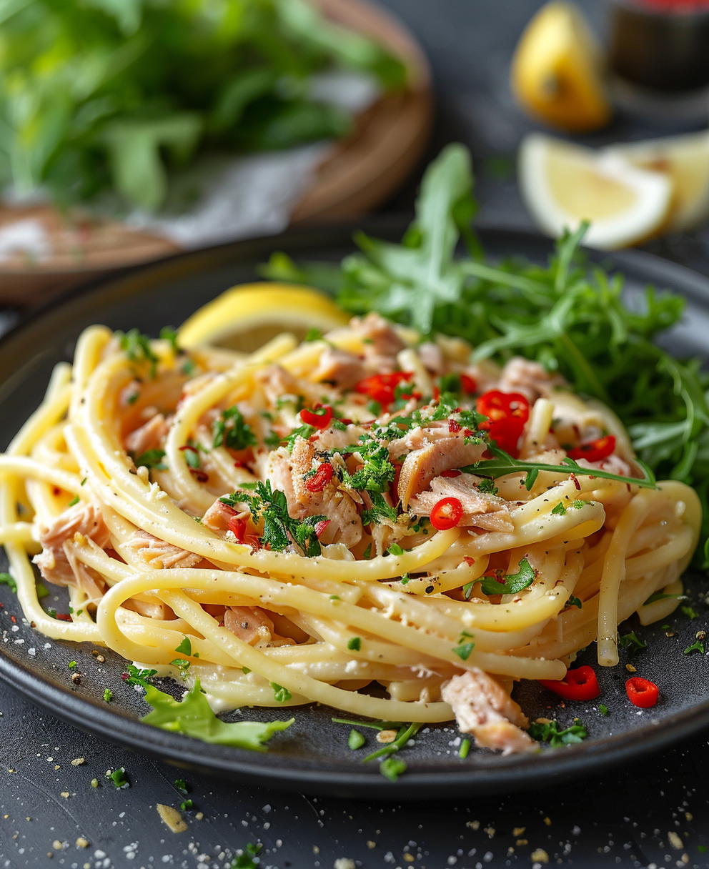 recept pasta tonijn