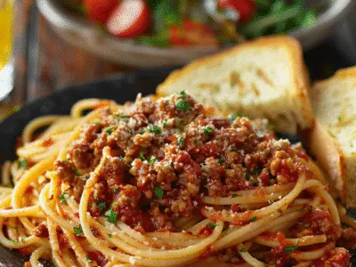 Spaghetti recept met gehakt: Het beste en snelste familierecept!
